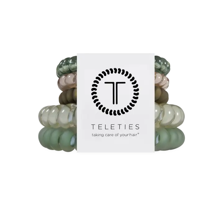 Teleties Mossy Moments Mixed Hair Ties