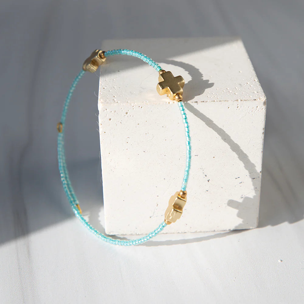 Lenny & Eva Faithful Bangle-Turquoise