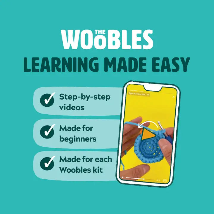 The Woobles Cupid the Lovebird Crochet Kit