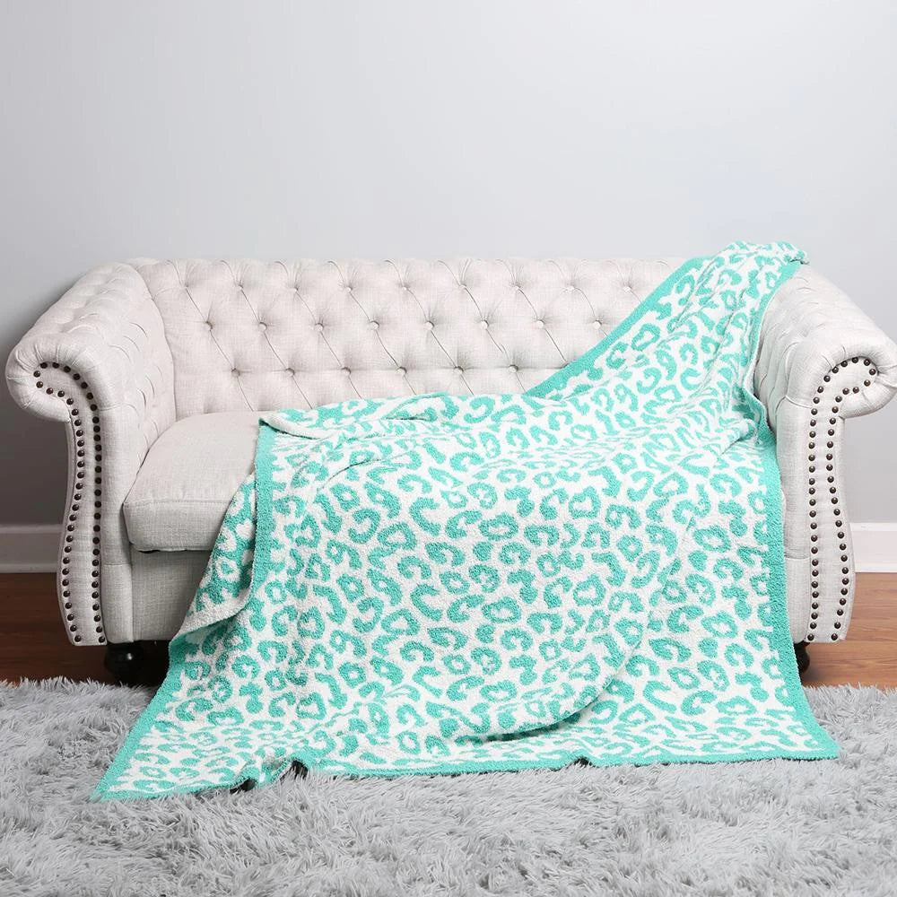 Comfy Luxe Leopard Blanket