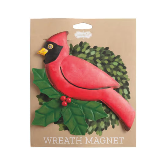 Mud Pie Cardinal Wreath Magnet