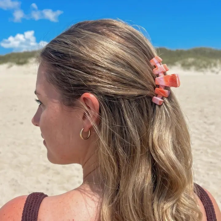 Teleties Classic | Just Keep Swimming | Medium Hair Clip