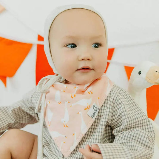 Copper Pearl Baby Bandana Bibs - Goosie