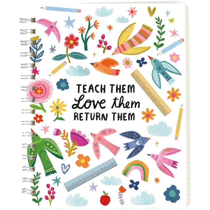 Primitives by Kathy Return Them Spiral Notebook