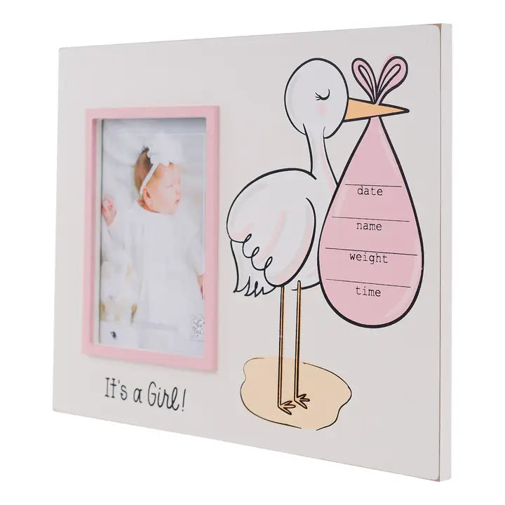 Glory Haus Stork It's A Girl Frame