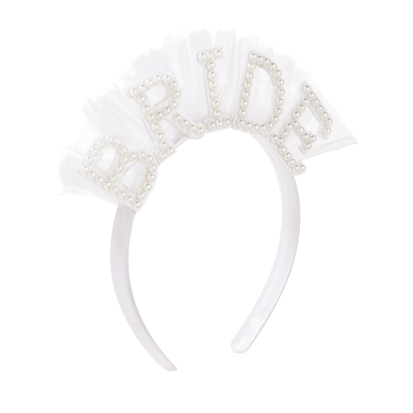 MUD PIE BRIDE TULLE HEADBAND