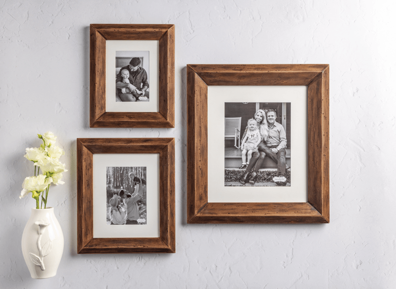 MUD PIE SMALL RECLAIMED MATTE WOOD FRAME