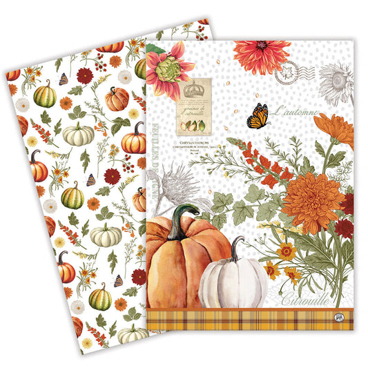 Michel Design Works Pumpkin Delight Kitchen Towel (Set of 2)