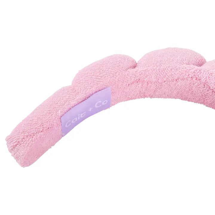 Cait + Co Plush Spa Headband - Amethyst | Gem Collection