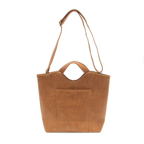 Joy Susan Emily Double Zip Tote-Hazelnut