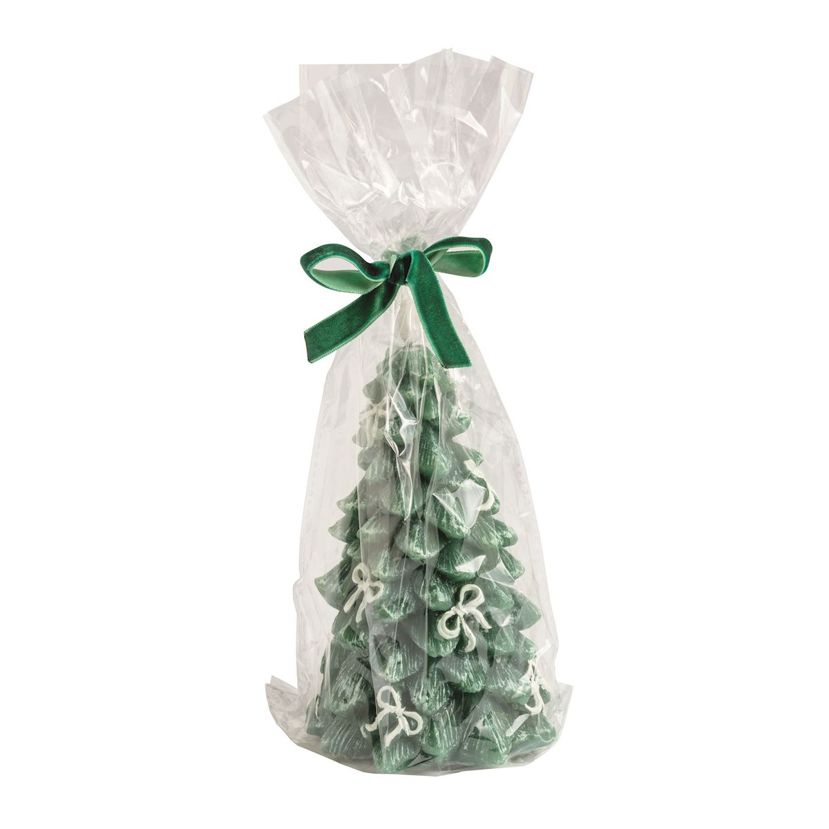 MUD PIE LARGE BOW TREE FLAMELESS CANDLE