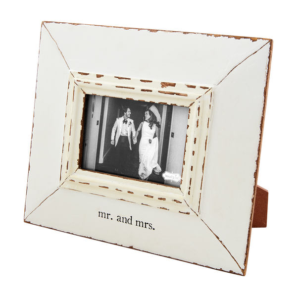 MUD PIE DISTRESSED WEDDING FRAME