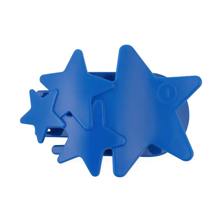 Teleties Flat Hair Clip | Large | Blue Shooting Star