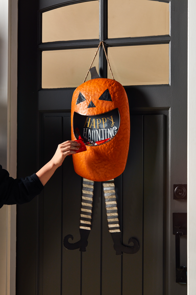 MUD PIE JACK-O-LANTERN CANDY DOOR HANGER