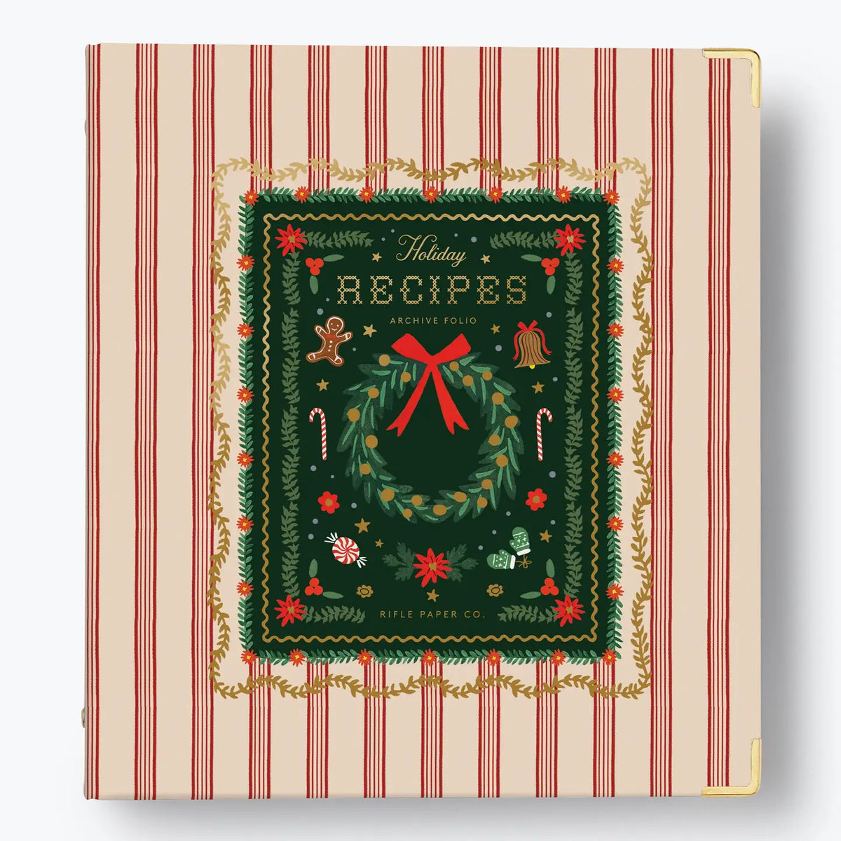 Rifle Paper Co. Holly Jolly Recipe Binder