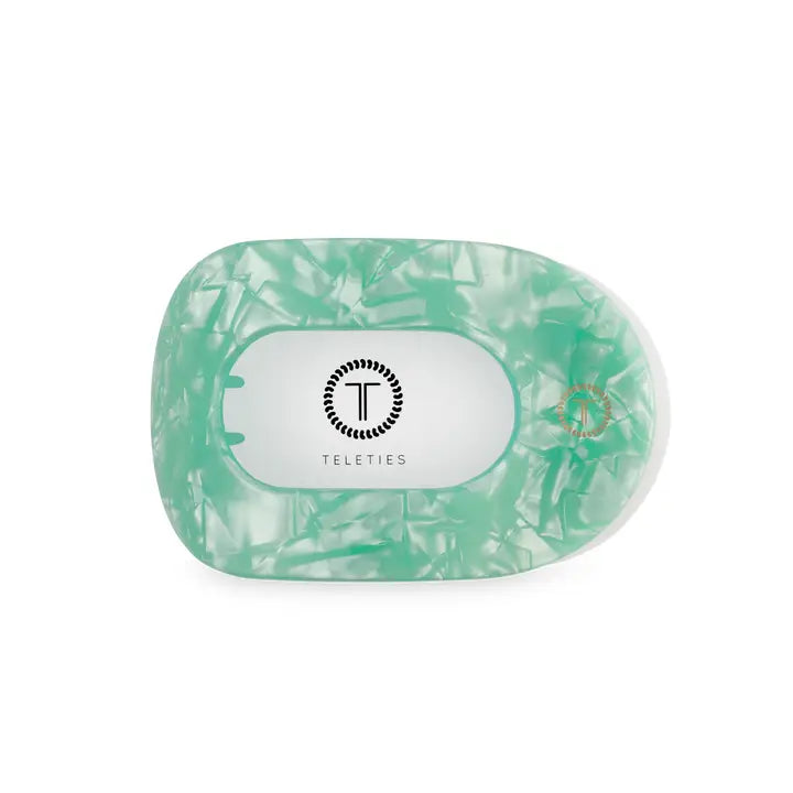 Teleties Flat Round Hair Clip | Medium | Spring Splash