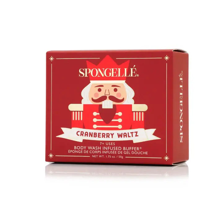 Spongelle Cranberry Waltz Nutcracker Holiday Body Buffer