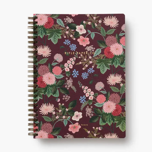 Rifle Paper Co. Dahlia Spiral Notebook