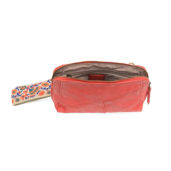 Joy Susan Gigi Crossbody with Woven Wristlet Strap