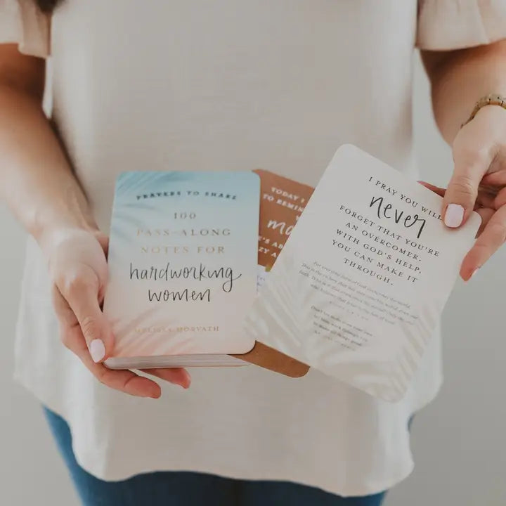 Prayers To Share Pass-Along Notes For Hardworking Women
