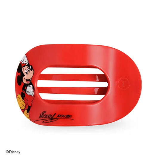 Teleties Flat Round Hair Clip | Large | Mickey Mouse