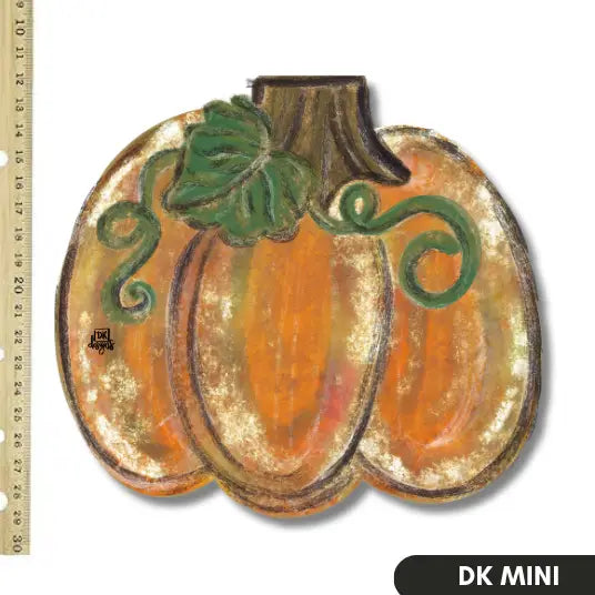 DK Designs Gold Pumpkin Mini