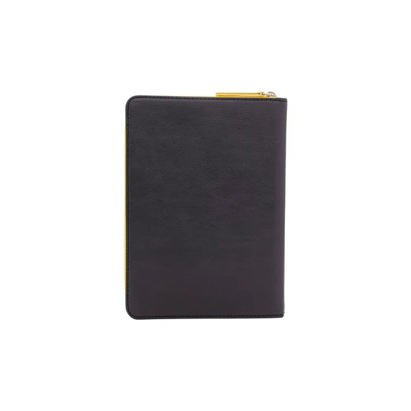 Zippered Faux Leather Journal: Let All You Do Be Done In Love 1 Cor 16:14
