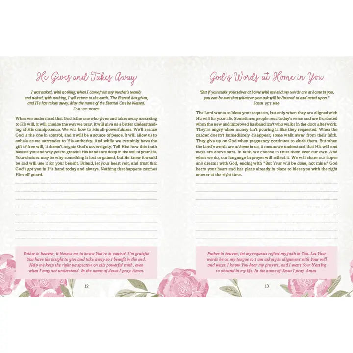 Barbour Publishing, Inc. Blessed Is She Who Prays: A Devotional Journal