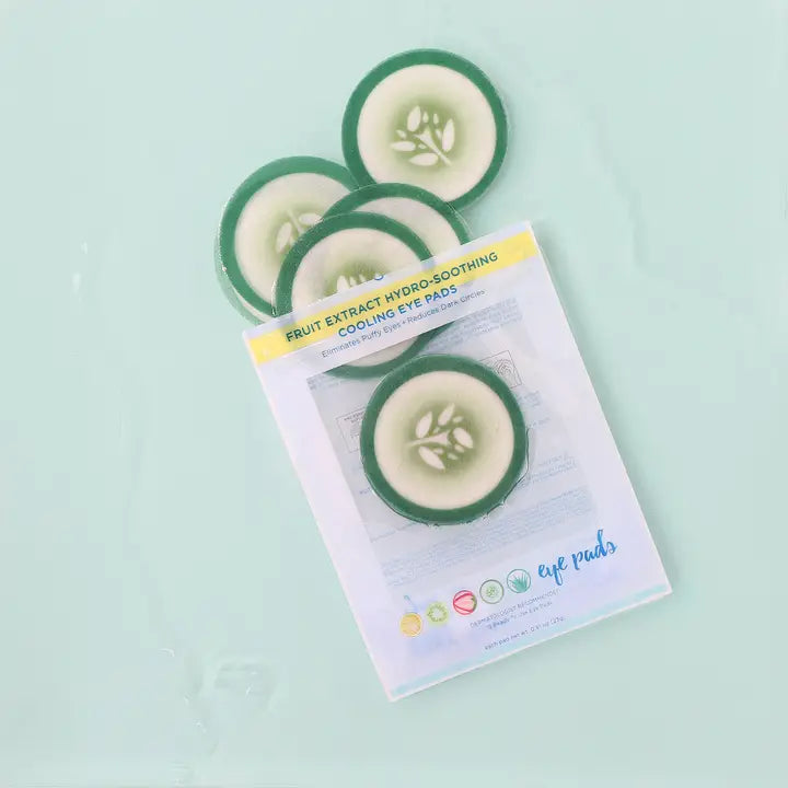 My Spa Life Cucumber Hydro-Soothing Spa, Cooling Eye Pads - 12 Pads