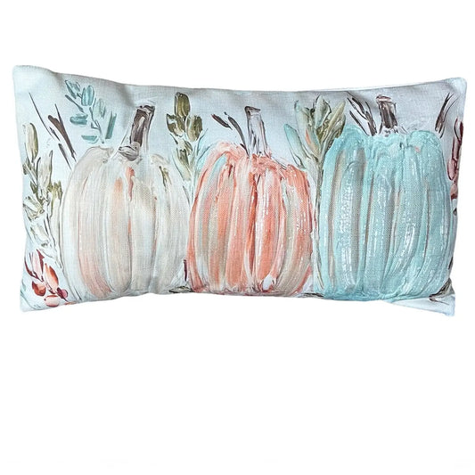 Southern Cotton Mill Ga Pastel Pumpkin Trio Lumbar