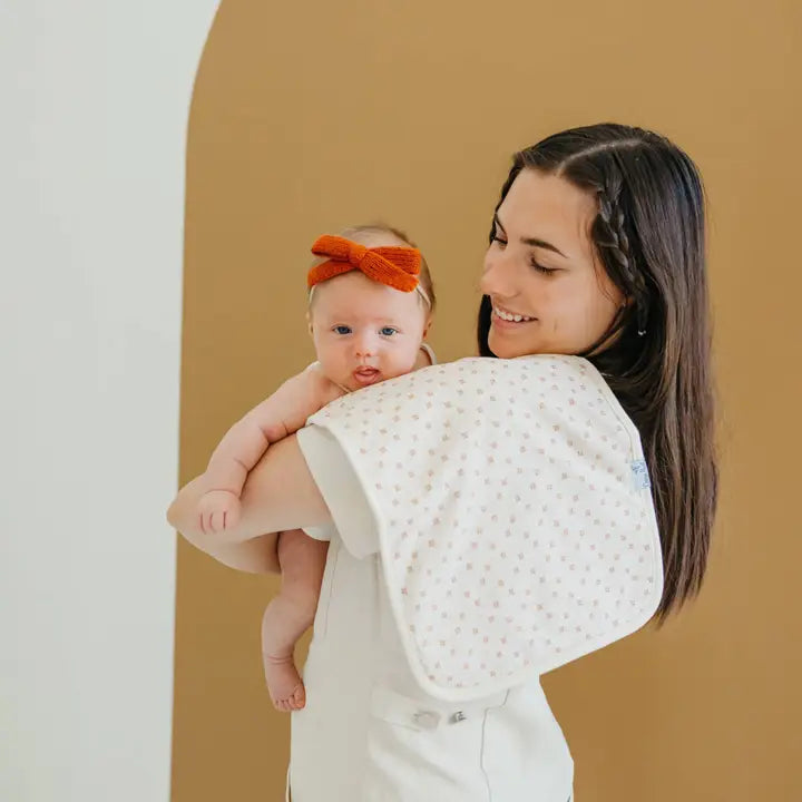 Copper Pearl Premium Burp Cloths - Eden