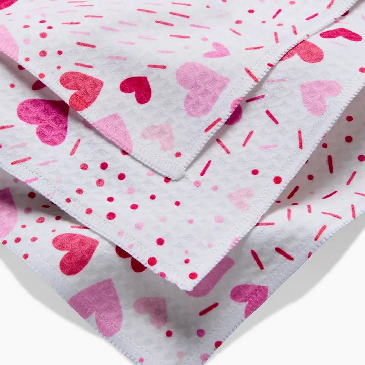 Geometry Sprinkled with Love Luxe Washcloth Set