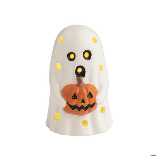MUD PIE Ghost Light-Up Sitter