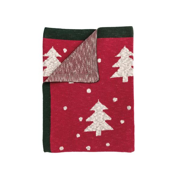 MUD PIE KNIT CHRISTMAS TREE THROW BLANKET