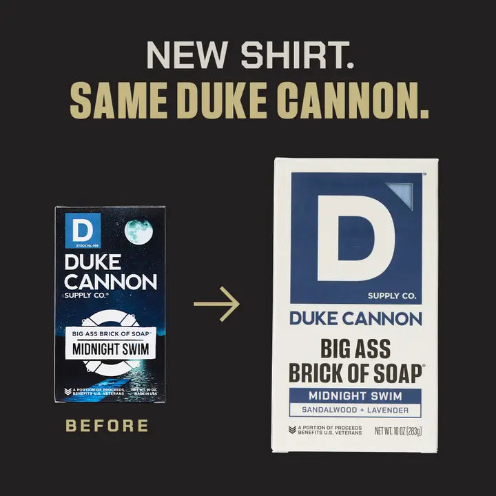 Duke Cannon Big Ass Brick of Soap- Midnight Swim