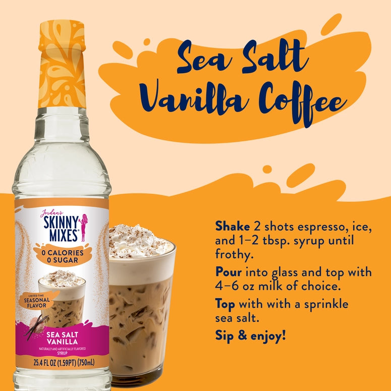 Jordan's Skinny Mixes Sugar Free Sea Salt Vanilla