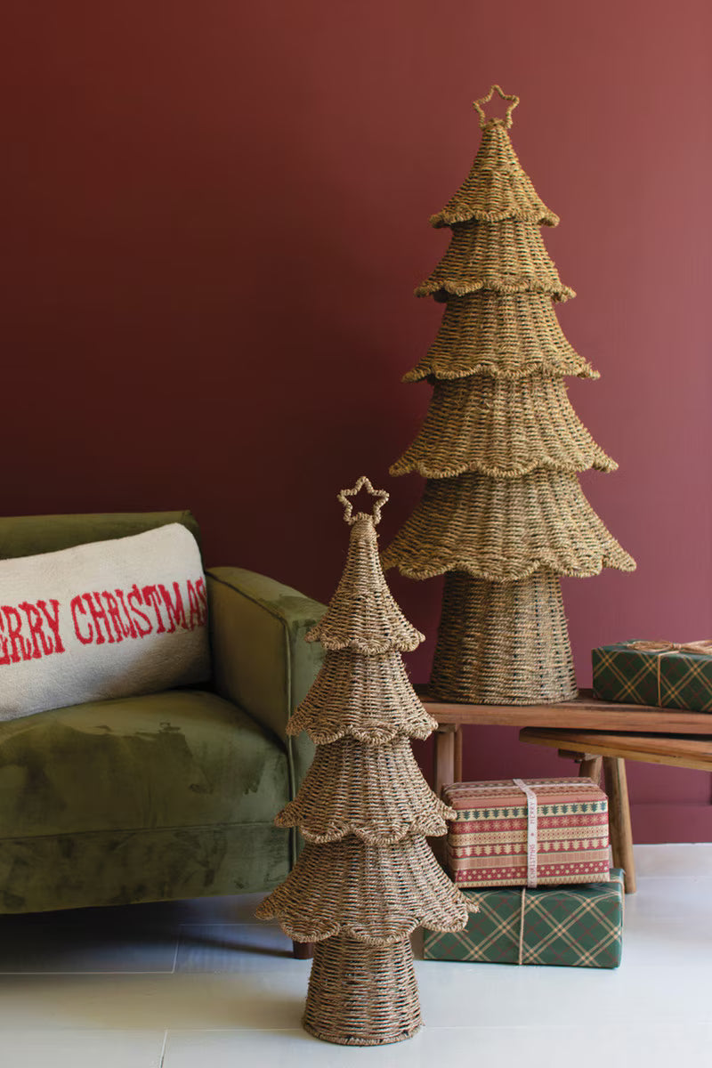 Kalalou Woven Vine Christmas Trees