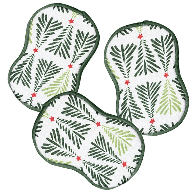Once Again Home Co. Re:Usable Sponges (Set of 3) - Tree Lot