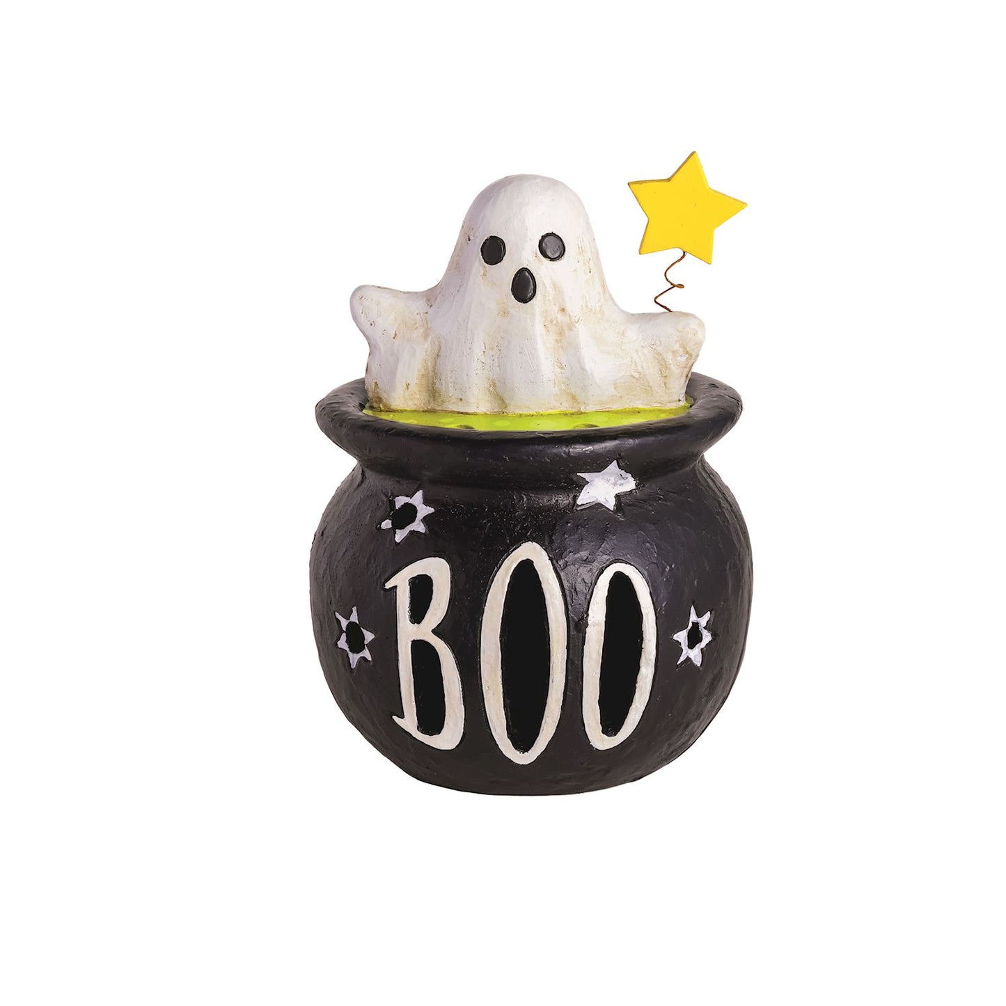 MUD PIE GHOST PAPIER-MÂCHÉ LANTERN