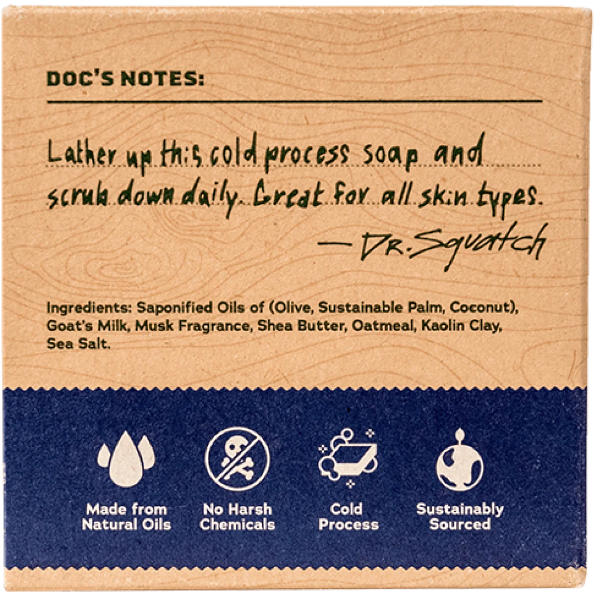 Dr. Squatch Bar Soap DEEP SEA GOATS MILK