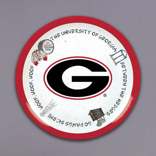 Magnolia Lane Uga 13.5 Inch Round Charger
