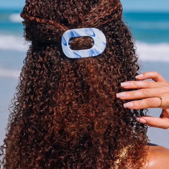 Teleties Tide & True | Small | Flat Round Hair Clip