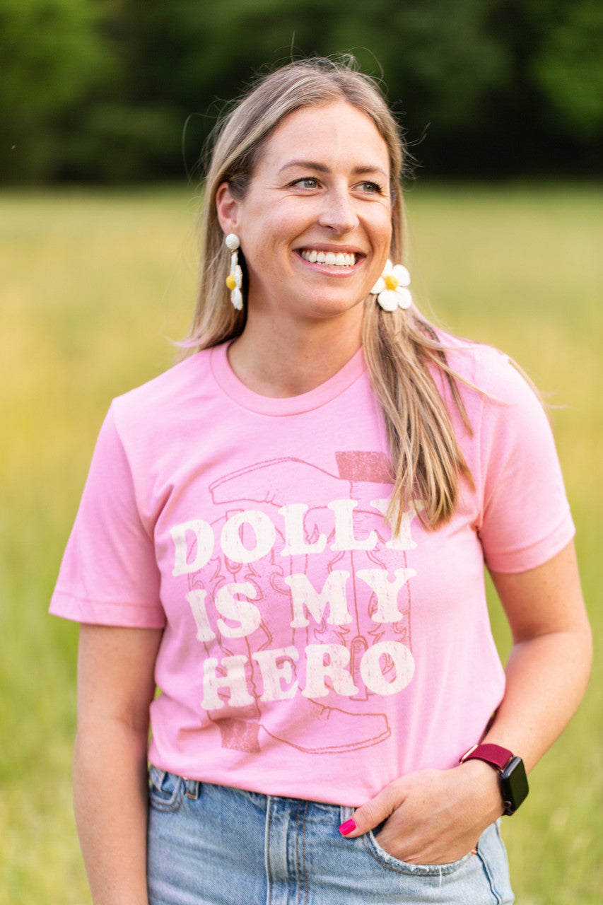 Southern Fried Design Barn Dolly is my Hero - Shirt