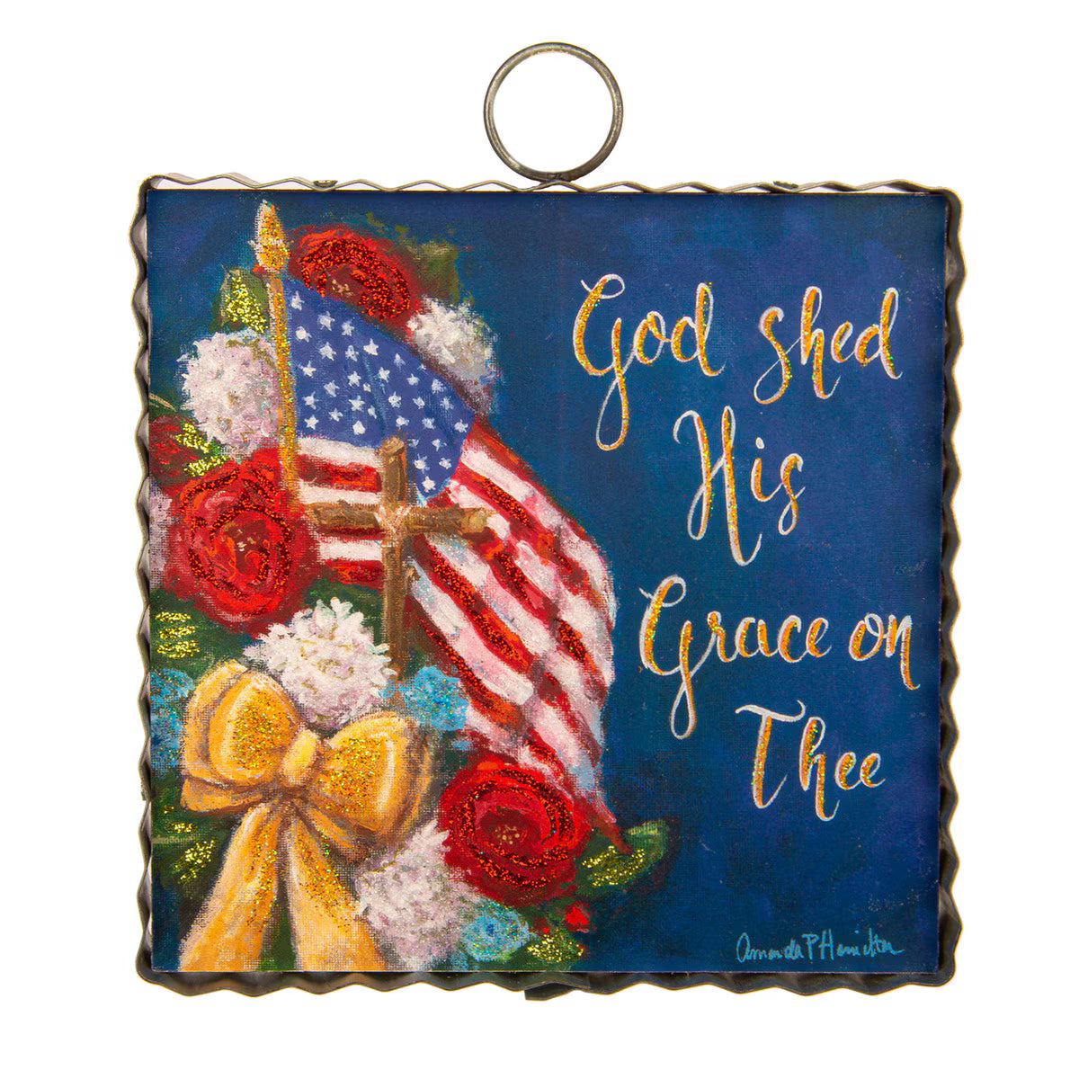 The Round Top Collection Mini Art "His Grace On Thee"