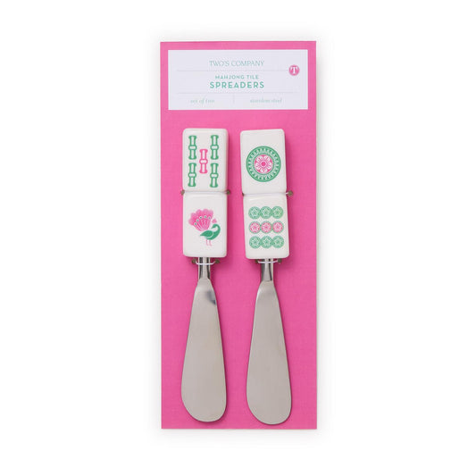 Two's Company S/2 MAHJONG SPREADERS ON GIFT CARD