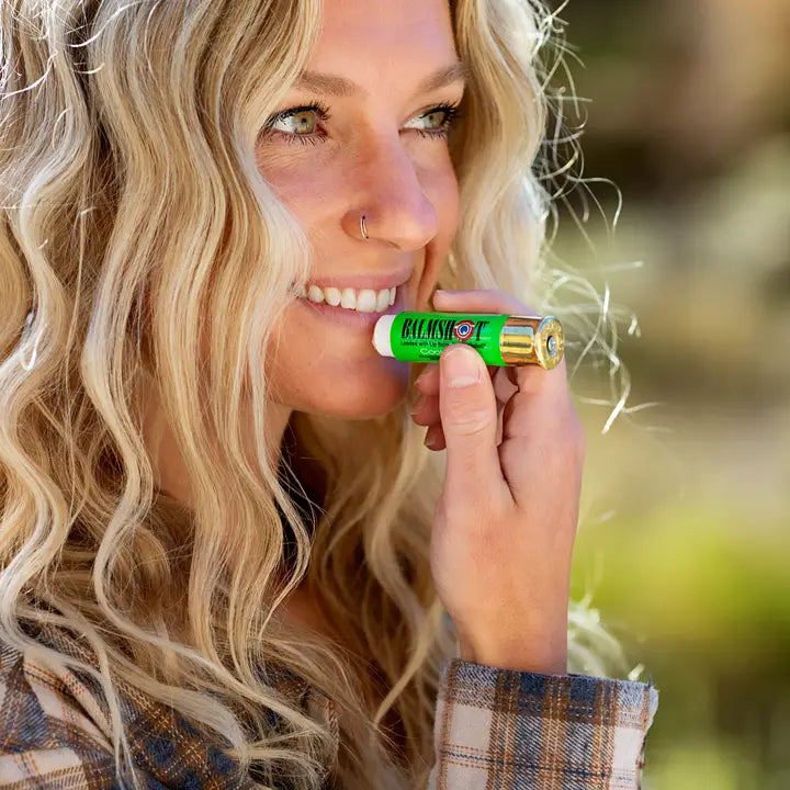 BALMSHOT Cool Mint Camo Beeswax Lip Balm