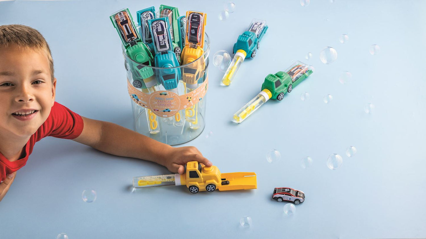 MUD PIE BUBBLE WAND RACE CAR LAUNCHERS