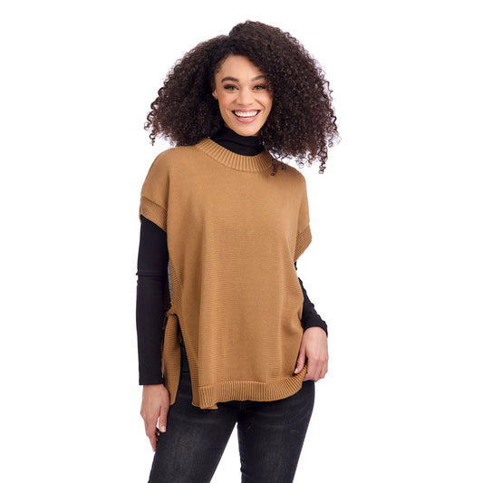 MUD PIE TYE SWEATER VEST-TN