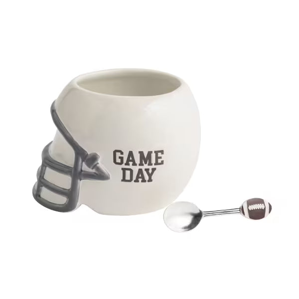 MUD PIE FOOTBALL HELMET DIP BOWL SET