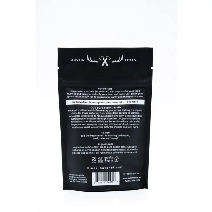 Black Hatchet Muscle Bath Salt